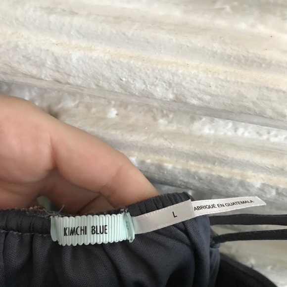 Urban Outfitters Kimchi Blue Velvet Mini Dress - Picture 2 of 5